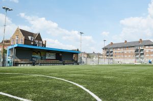 11 a side football pitch at westway sports and fitness centre