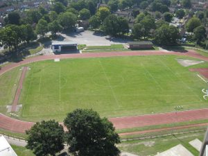 outdoor football pitch at Bracknell Leisure Centre