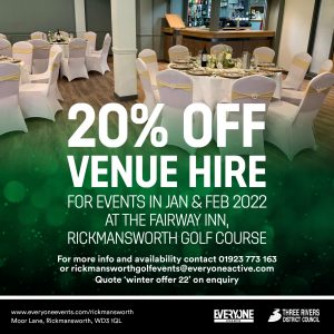 rickmansworth venue hire discount 2022