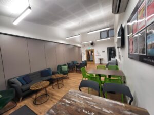 Cottonmill Community & Cycle Centre lounge